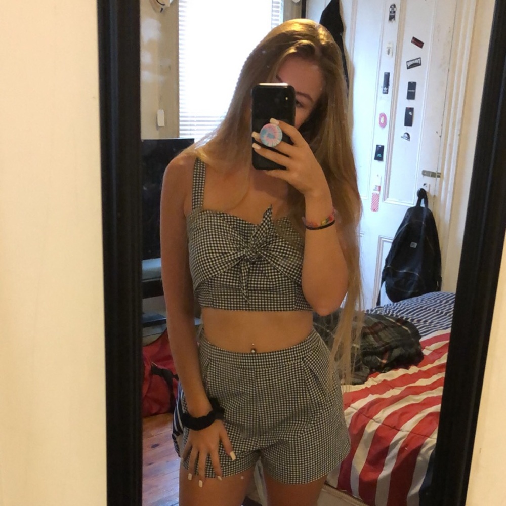 Crop top and shorts set